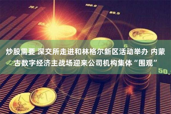 炒股需要 深交所走进和林格尔新区活动举办 内蒙古数字经济主战场迎来公司机构集体“围观”