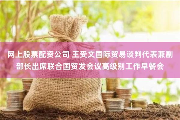网上股票配资公司 王受文国际贸易谈判代表兼副部长出席联合国贸发会议高级别工作早餐会