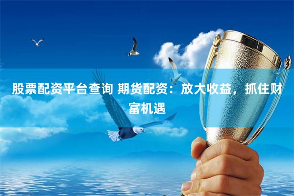 股票配资平台查询 期货配资：放大收益，抓住财富机遇